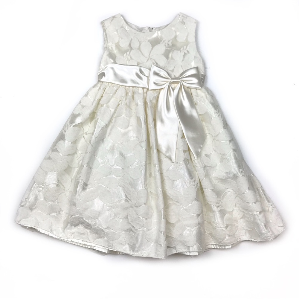NWOT Princess Faith Lace Tulle Ivory Dress Sz 3T